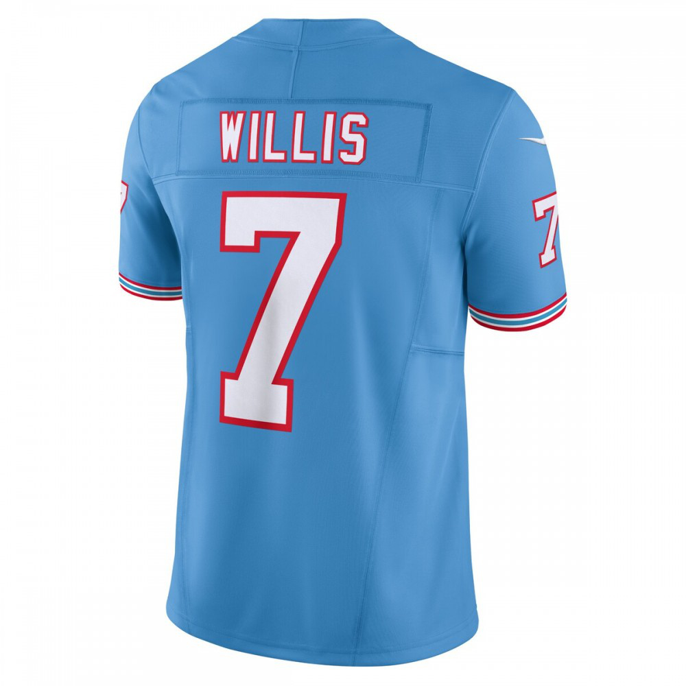 Malik Willis Tennessee Titans Nike Vapor F.U.S.E. Limited Jersey - Light Blue-GridironStore